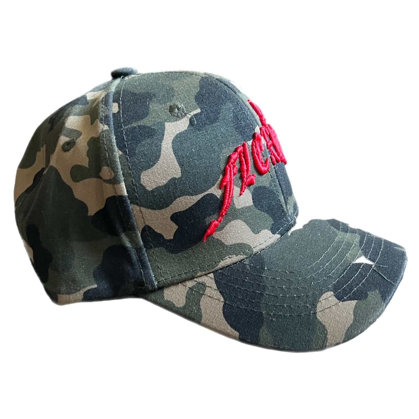 Flexico Camo Red Stitch