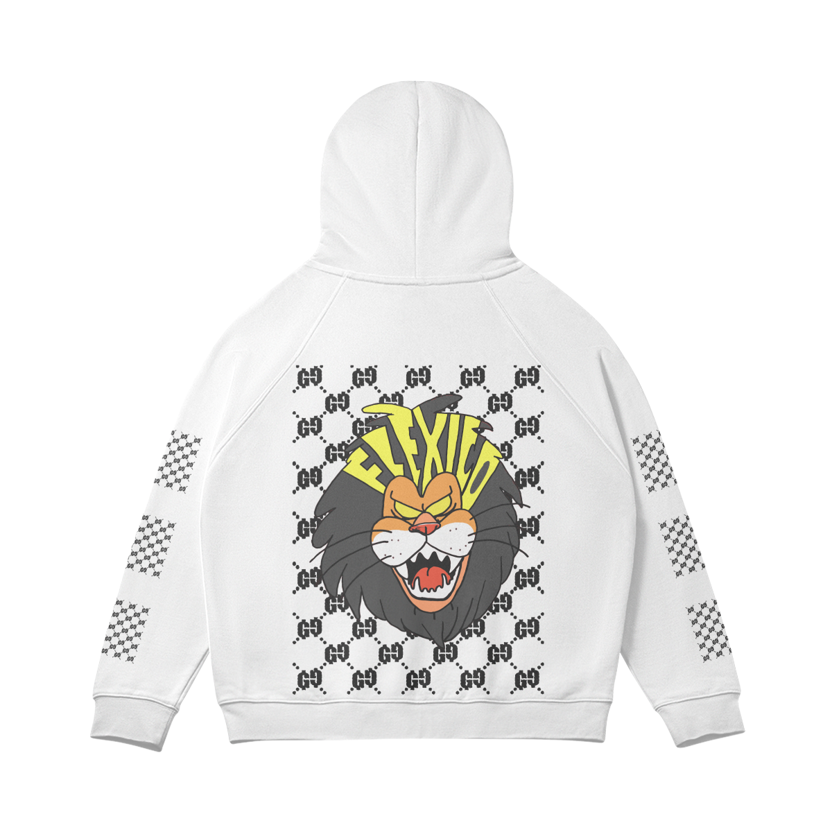 GVCCI LION ZIP UP HOODIE