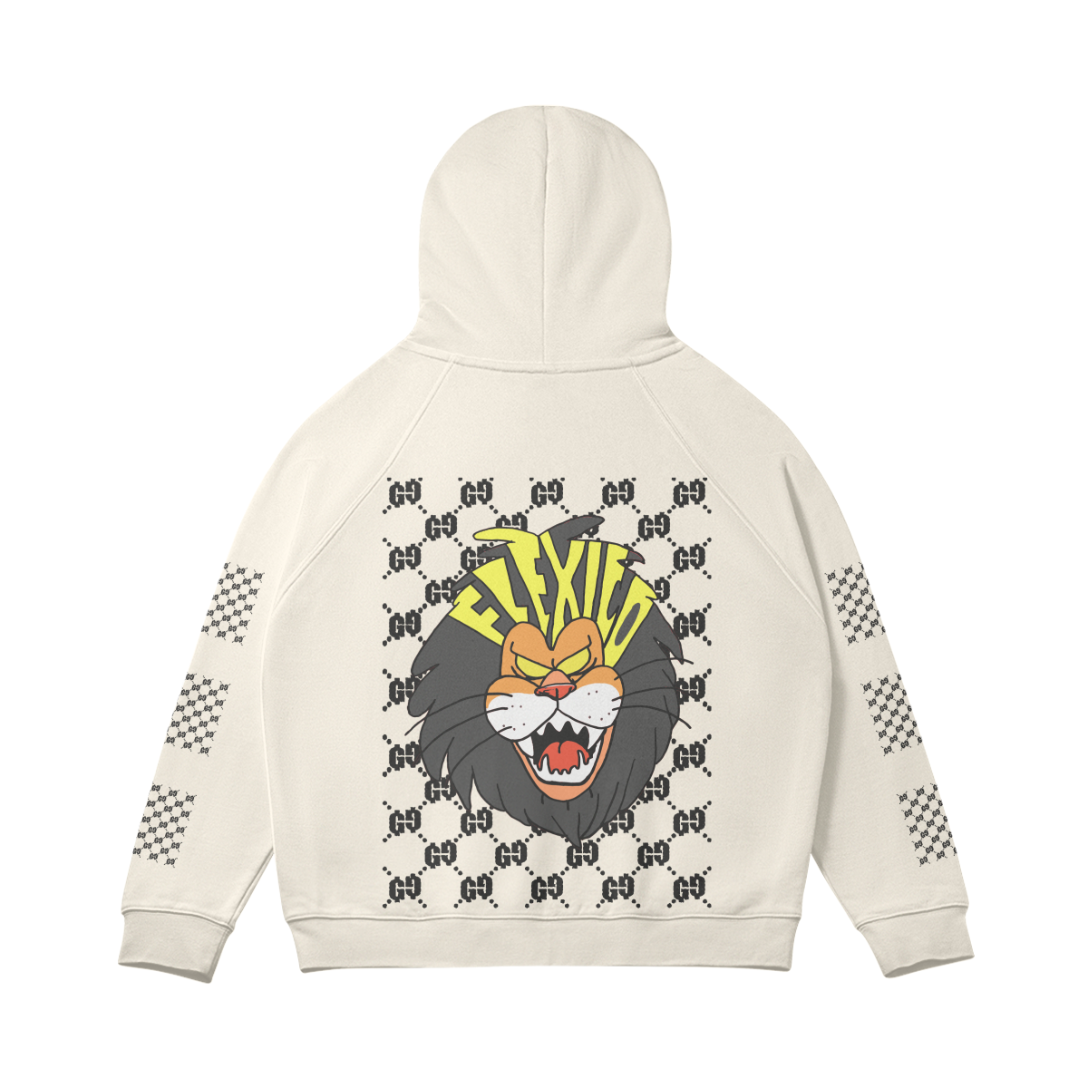 GVCCI LION ZIP UP HOODIE