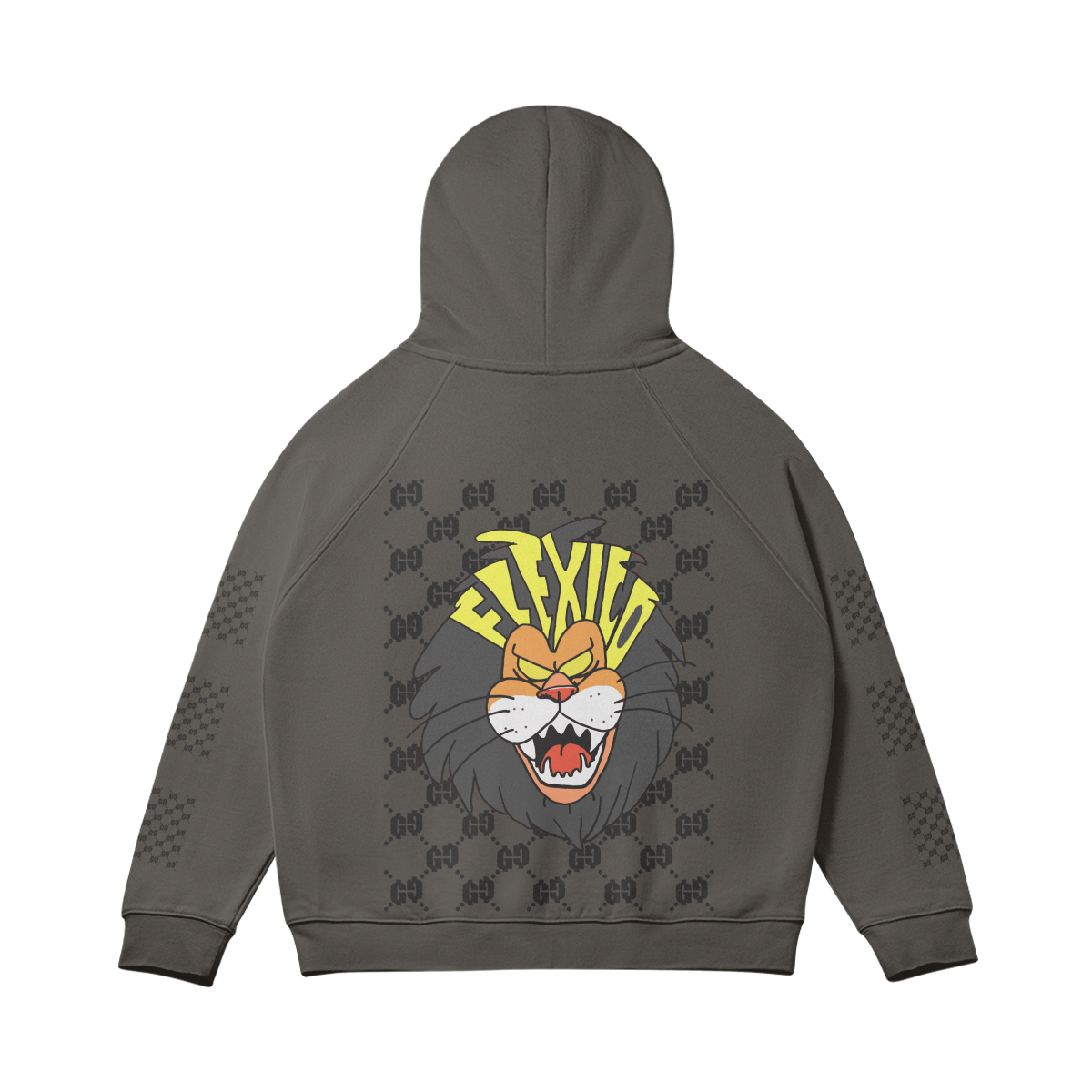 GVCCI LION ZIP UP HOODIE